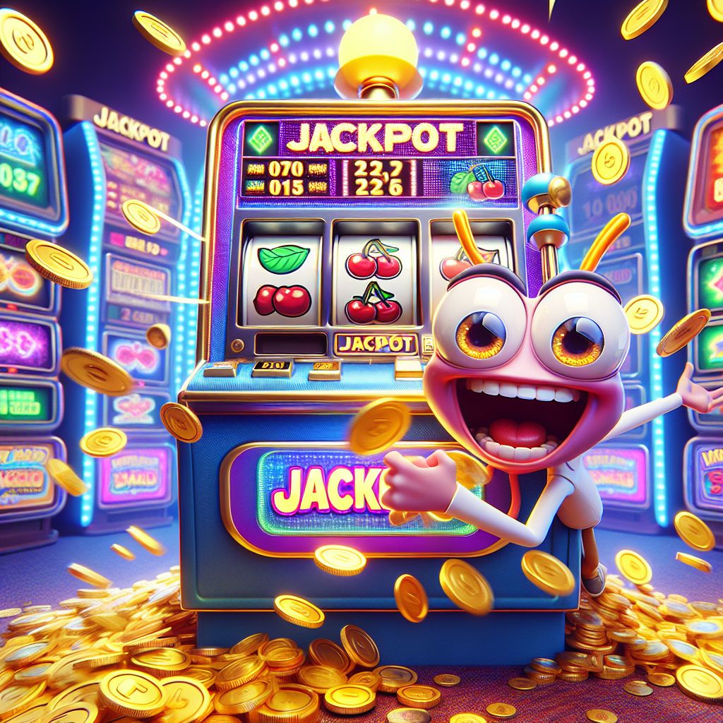 777bat slot machine characters with golden coins and jackpot symbols